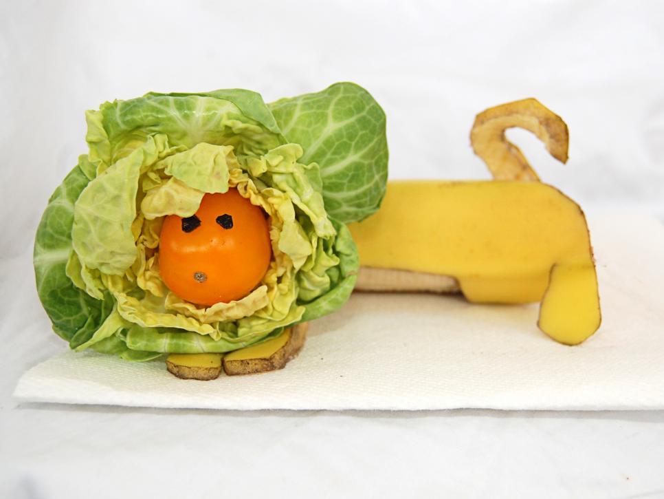 Овощи и фрукты. Поделки из овощей
