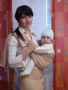 Слинг для ношения ребенка. Фото Натальи Фоменко