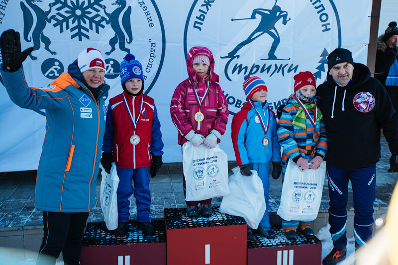 Соревнования самых юных лыжников Новосибирска - 2021