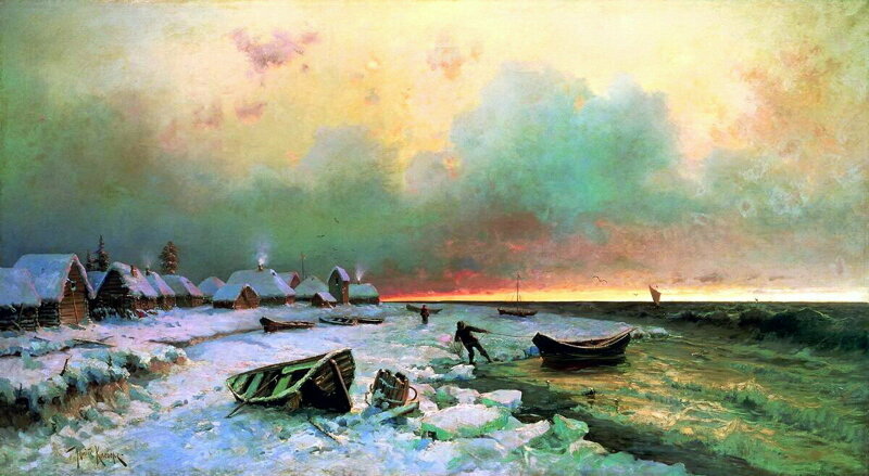 20 зимних пейзажей русских художников