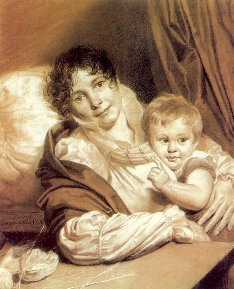 Орест Кипренский (1782 - 1836) прославился как художник-портретист