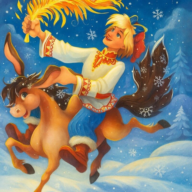 Главная Ёлка Новосибирской области-2026 «Конёк-Горбунок»