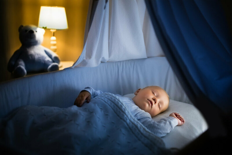 Должна ли быть абсолютная тишина и темнота во время сна ребенка?
