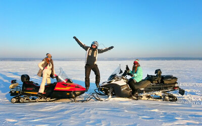 7 вариантов прогулки на снегоходах в Новосибирске и вокруг