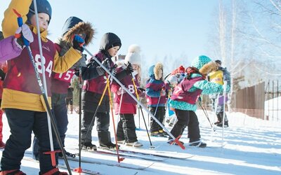 Соревнования самых юных лыжников Новосибирска - 2021