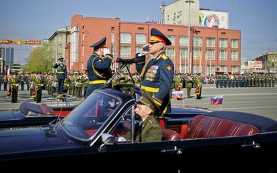 Новосибирск готовится к Дню Победы