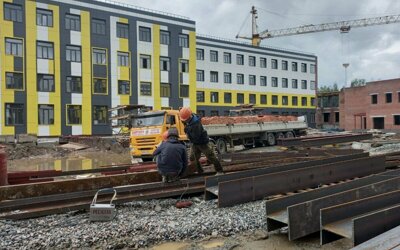 Строительство гимназии № 3 в Академгородке вступило в завершающую фазу