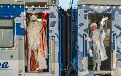  В Новосибирске поезд Деда Мороза будет 24 ноября  с 10.25 до 18.35